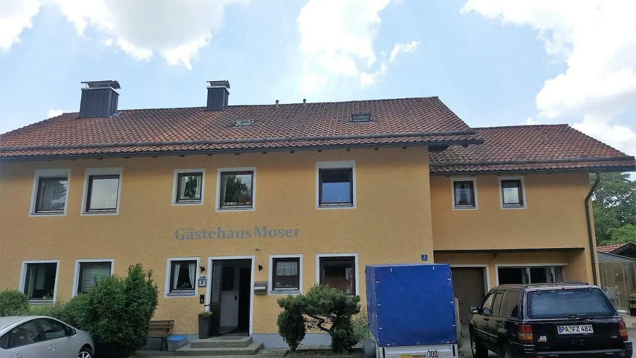Pensionat Gastehaus Moser Hotell Untergriesbach Tyskland